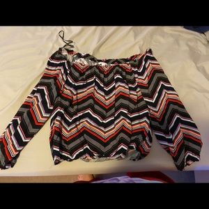 off the shoulder crop top